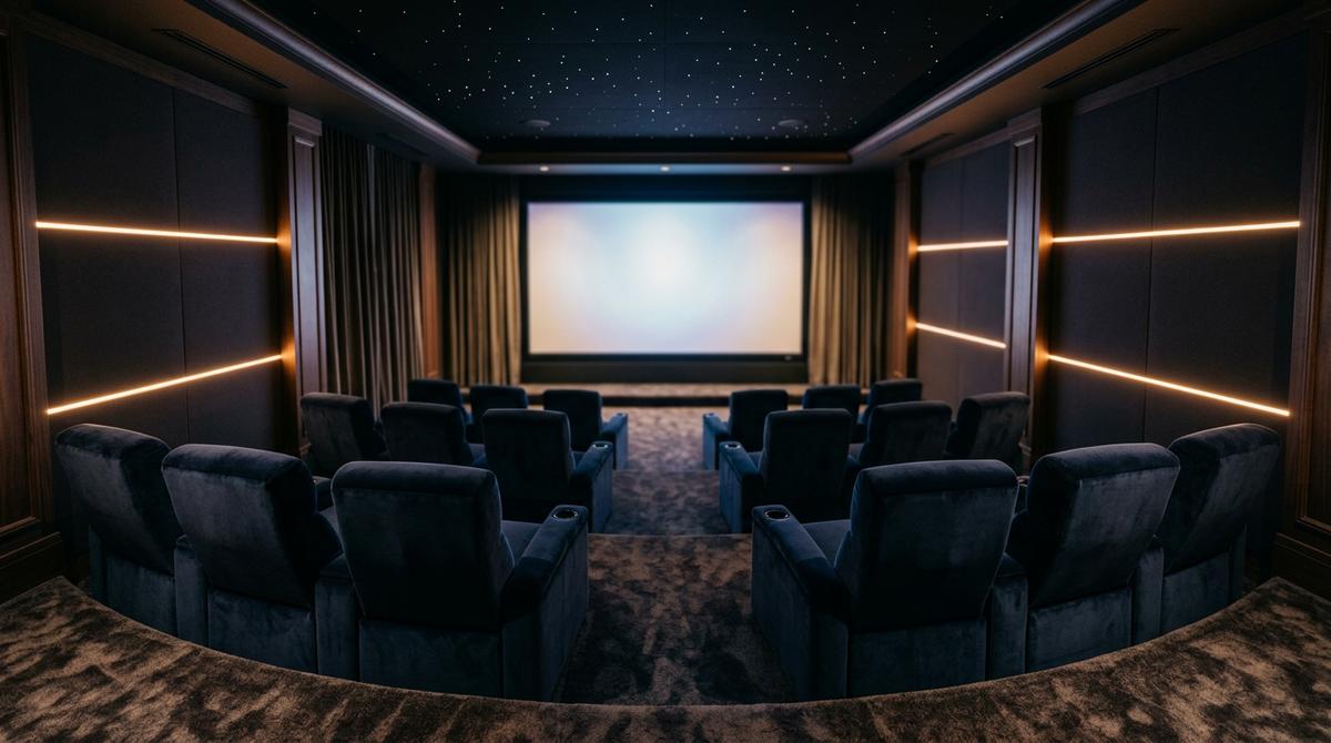 Private 24-seat cinema with Dolby Atmos surround sound