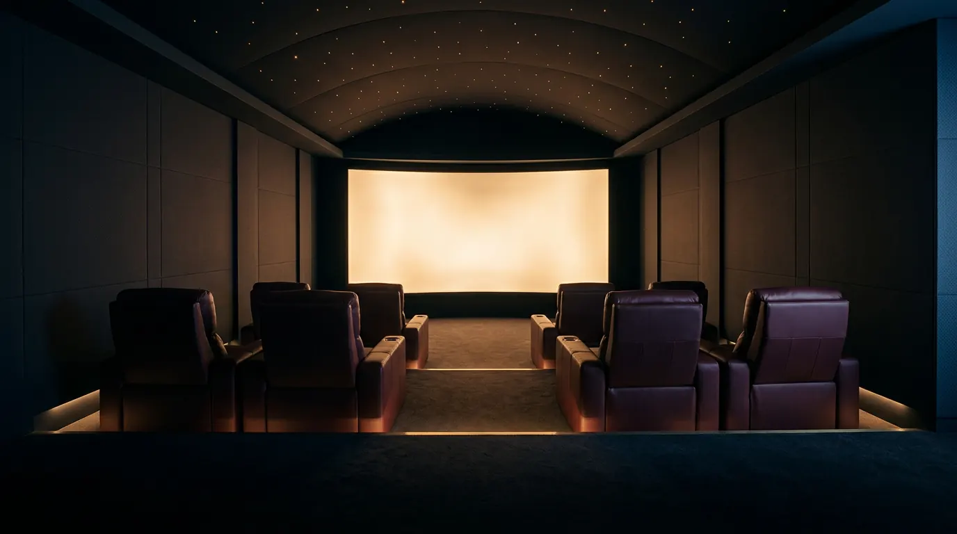 Private 24-seat cinema with Dolby Atmos surround sound